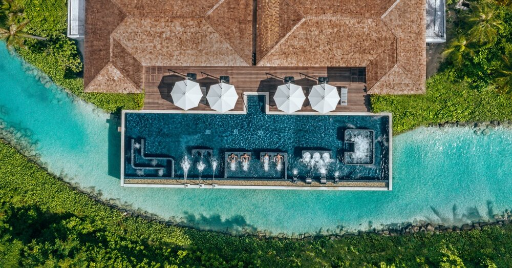 Guests can enjoy a choice of massage, meditation or yoga session following the pool experience